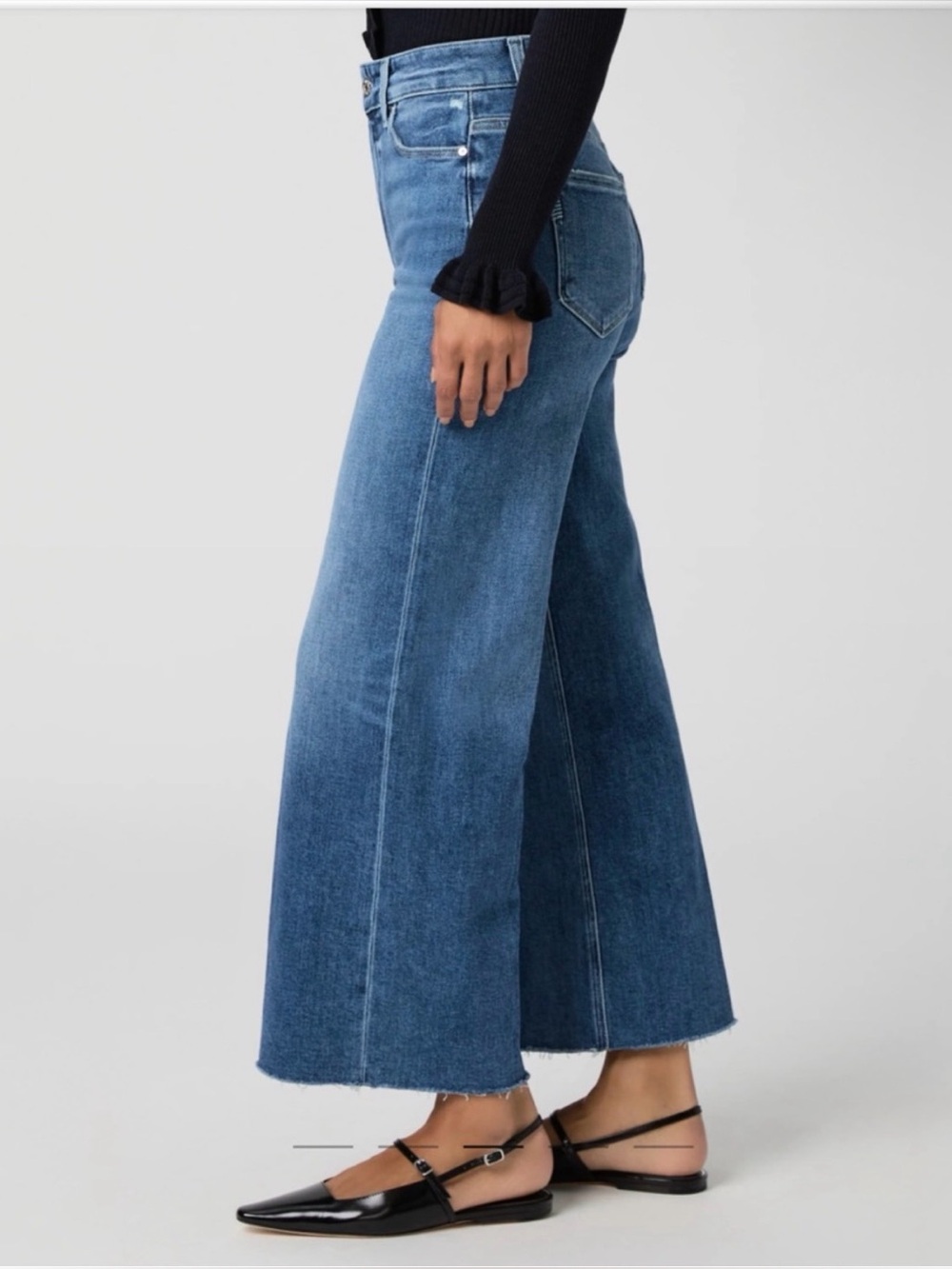 PAIGE Anessa Undone Hem Jeans